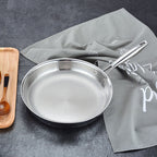 Poêle Premium en Acier Inoxydable | Performance Anti‑adhésive Avancée | Valuna