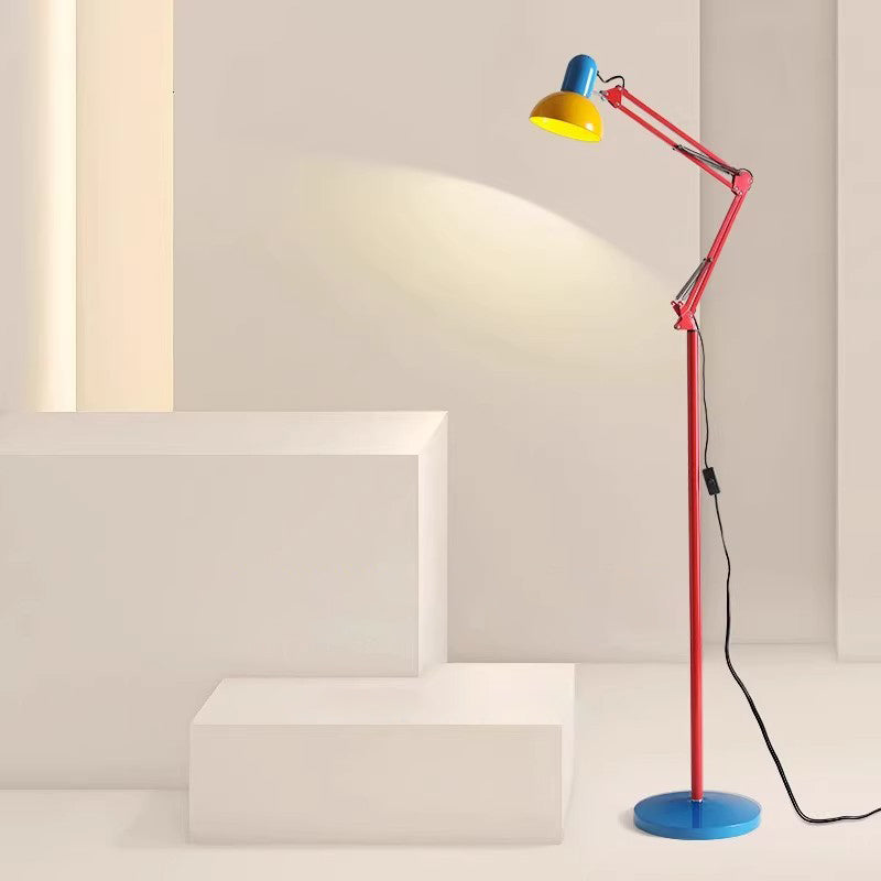 Kompakte – Lampe Sur Pied En Fer Avec Abat-Jour Demi-Sphère Élégant | Valuna
