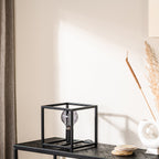 Lampe de Table Tibor en Métal Noir | Éclairage d’Accent Moderne & Élégant | Valuna