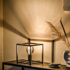 Lampe de Table Tibor en Métal Noir | Éclairage d’Accent Moderne & Élégant | Valuna