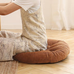 VeluRound | Coussins Ronds En Velours Rembourrés – Confort Luxueux & Style Chic | Valuna