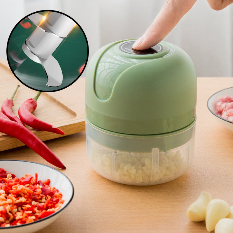 GarlicPro | Moulin À Ail Électrique Rechargeable USB Pour Cuisine Rapide | Valuna