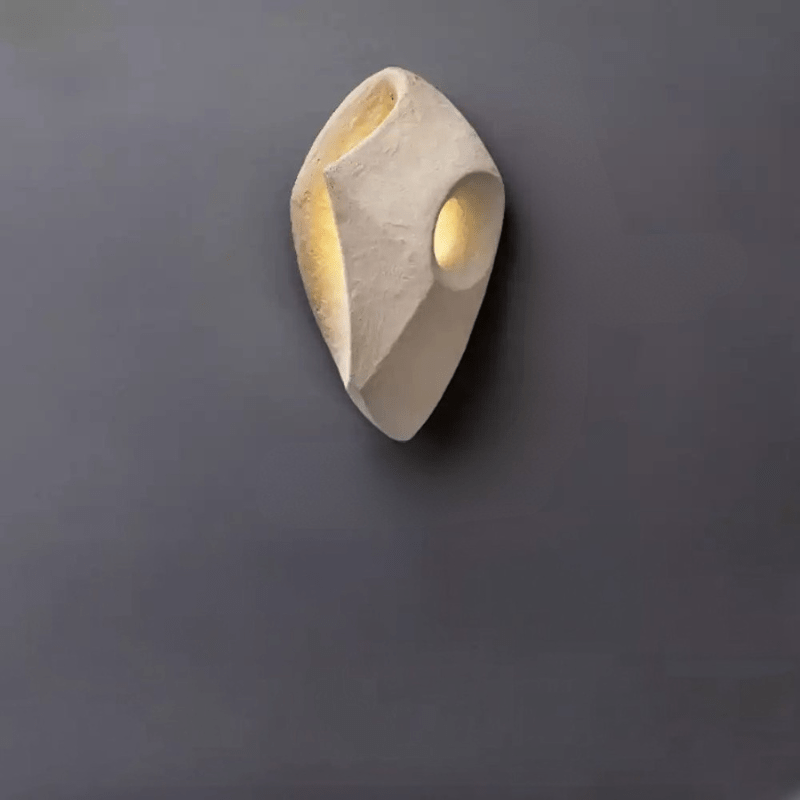 Lampe Murale Wabi-Sabi LED En Béton Avec Température De Couleur Réglable - Valuna