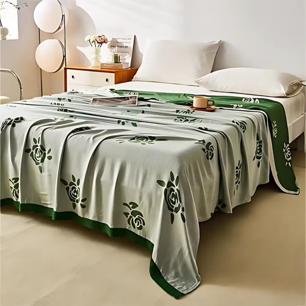 BambooCool | Couverture Rafraîchissante En Fibre De Bambou – Confort Et Style Pour Toutes Saisons | Valuna