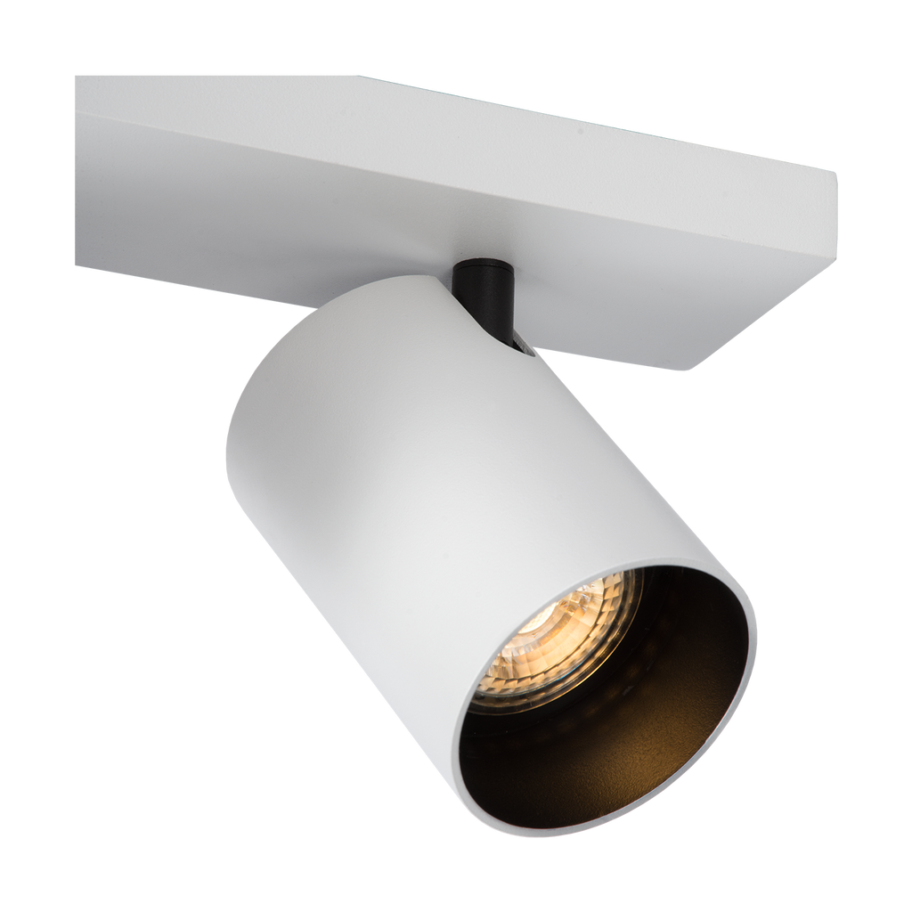 Plafonnier Bicolore Nuo | Éclairage Minimaliste Blanc & Noir Élégant | Valuna