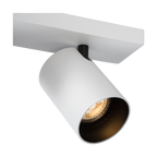 Plafonnier Bicolore Nuo | Éclairage Minimaliste Blanc & Noir Élégant | Valuna