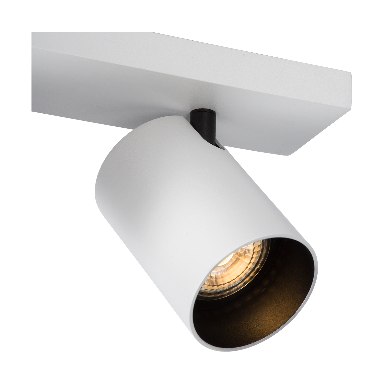 Plafonnier Bicolore Nuo | Éclairage Minimaliste Blanc & Noir Élégant | Valuna