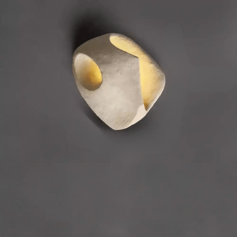 Lampe Murale Wabi-Sabi LED En Béton Avec Température De Couleur Réglable - Valuna