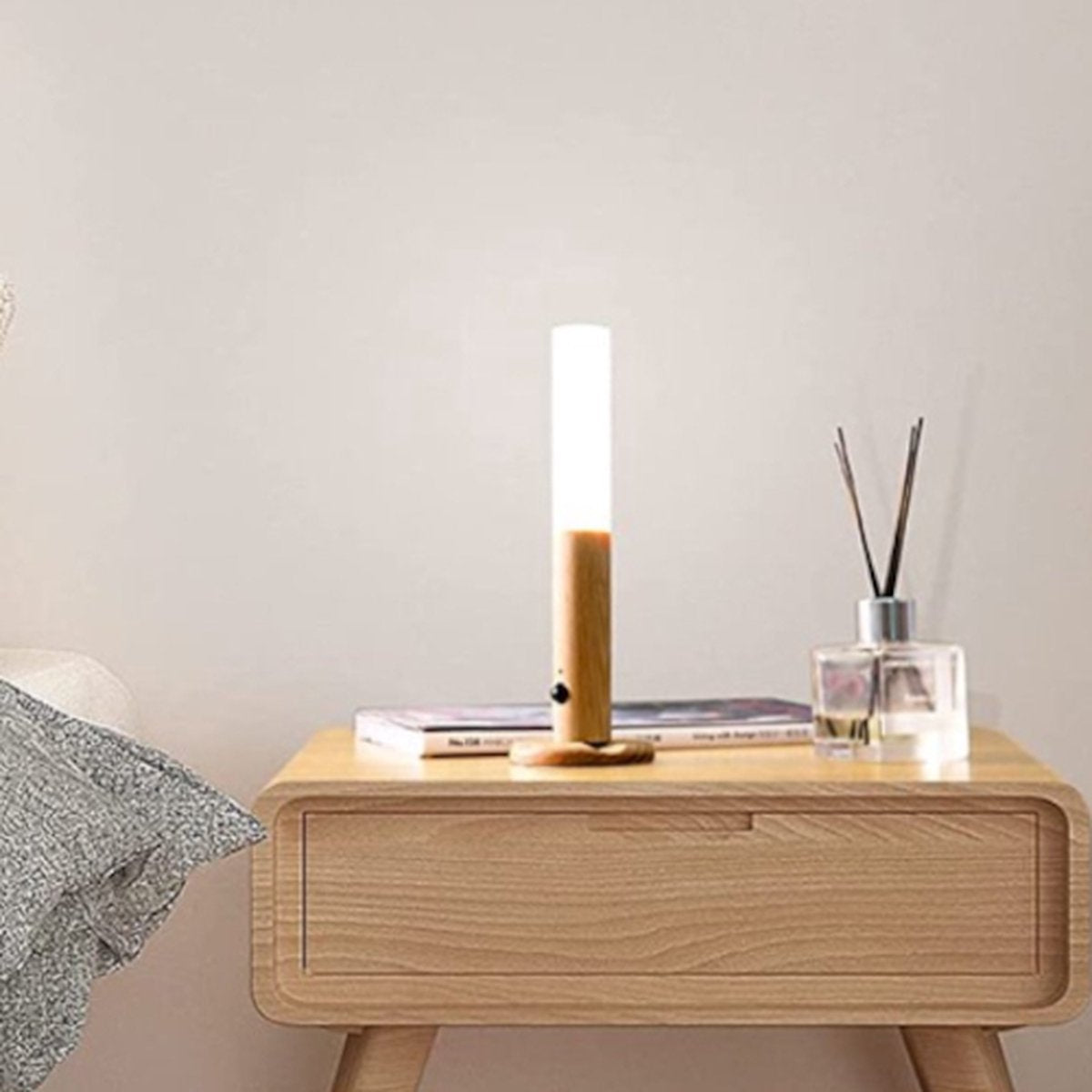 Woodlamp | Lumière d'ambiance sans branchement électrique | Valuna