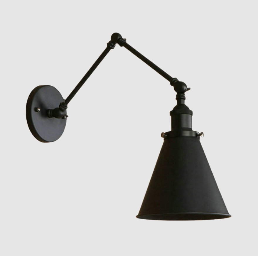 Applique Murale en Forme De Cône De Style Campagnard  | Éclairage Mur à  Pour La Chambre | Valuna