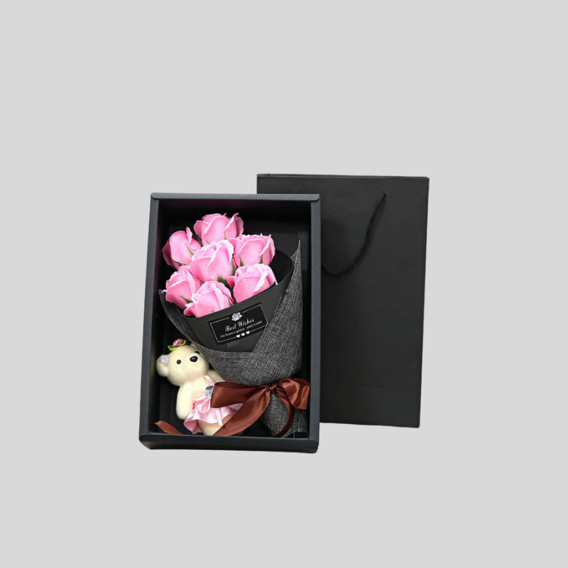 Bouquet de Roses de Luxe BloemBliss | Décor Parfumé à Longue Durée | Valuna