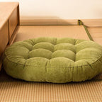 VeluRound | Coussins Ronds En Velours Rembourrés – Confort Luxueux & Style Chic | Valuna