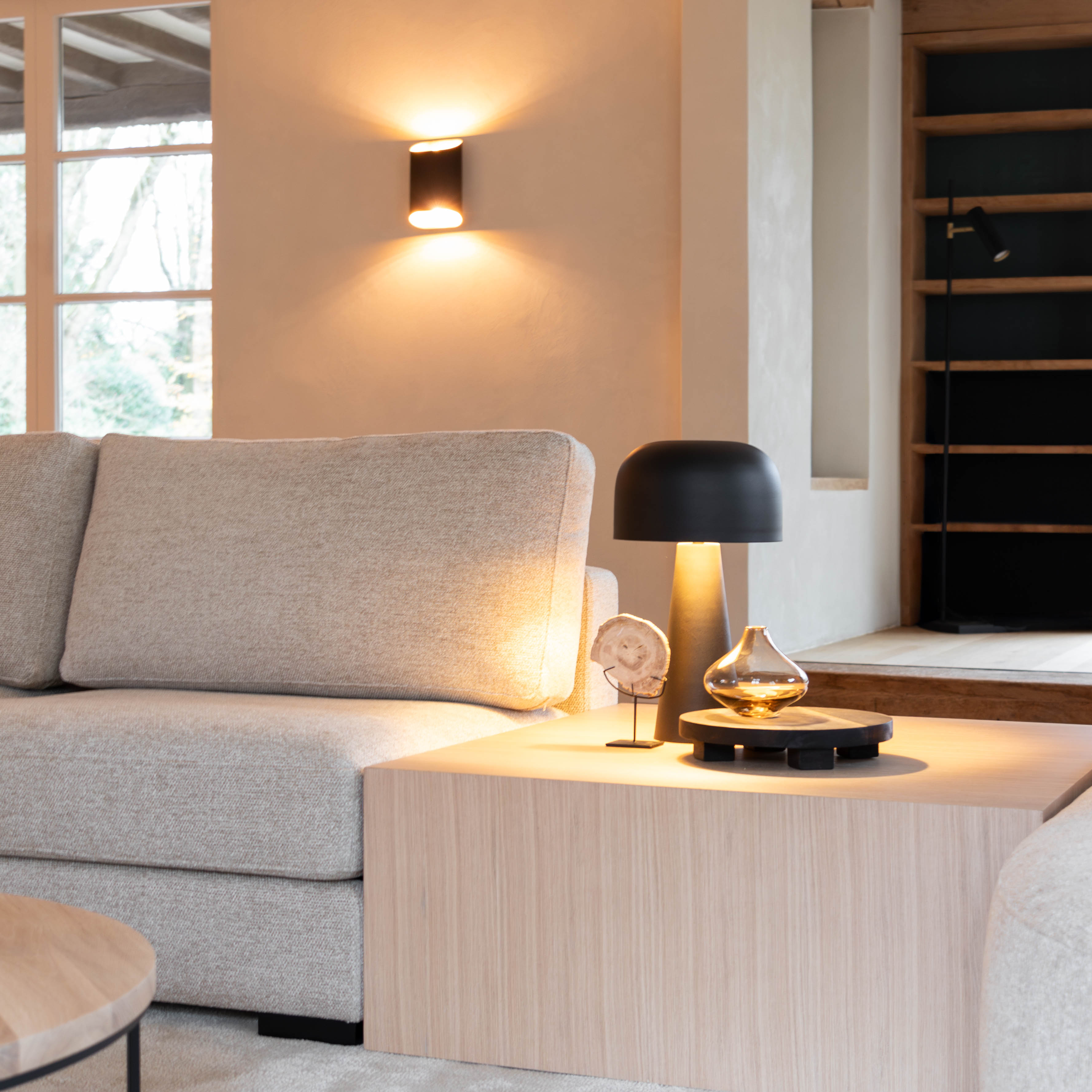 Applique murale Arturo | Noir | Valuna