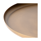 Plateau de Service Laiton Antique Eleo M 34 cm | Élégant Organisateur pour Maison & Repas | Valuna