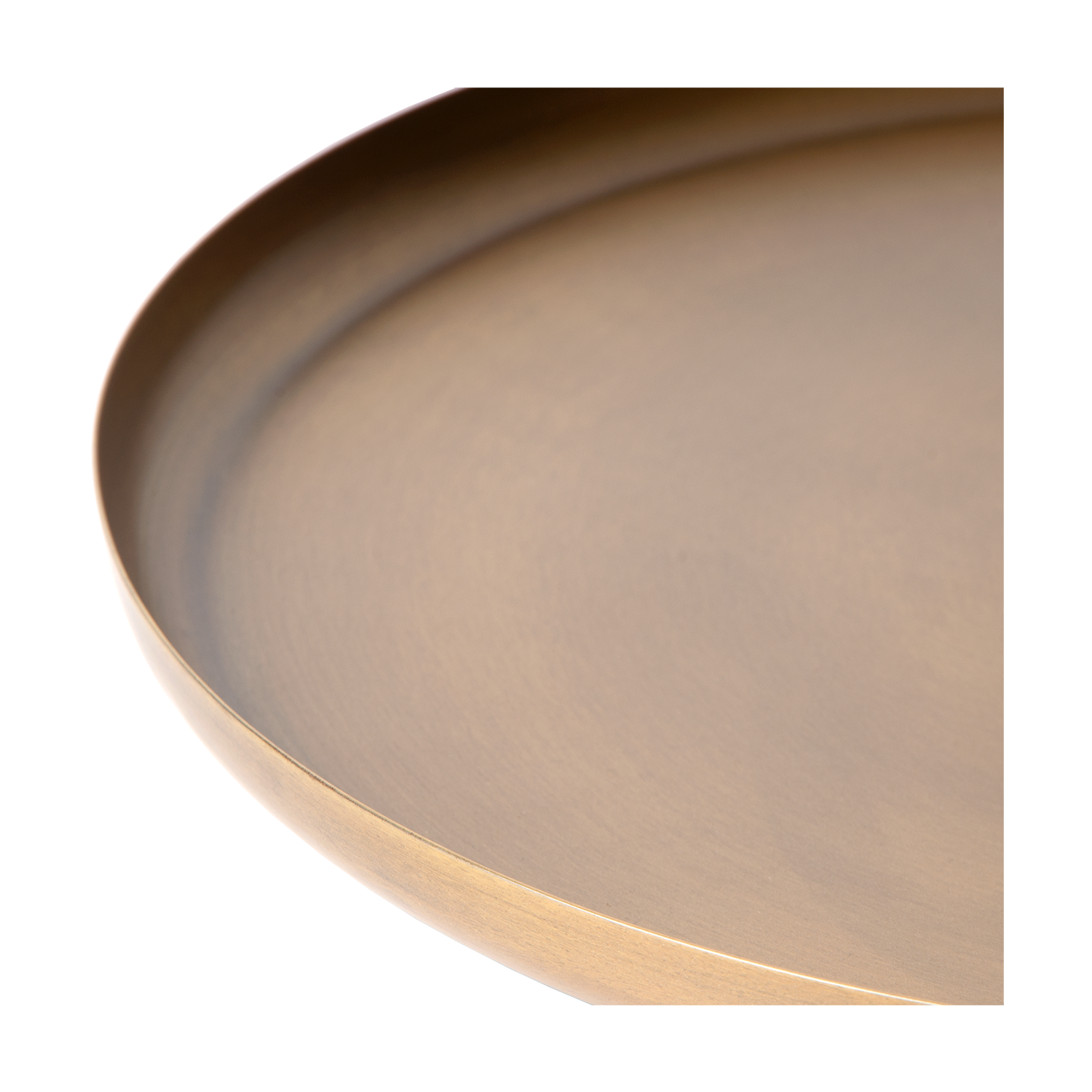 Plateau de Service Laiton Antique Eleo M 34 cm | Élégant Organisateur pour Maison & Repas | Valuna