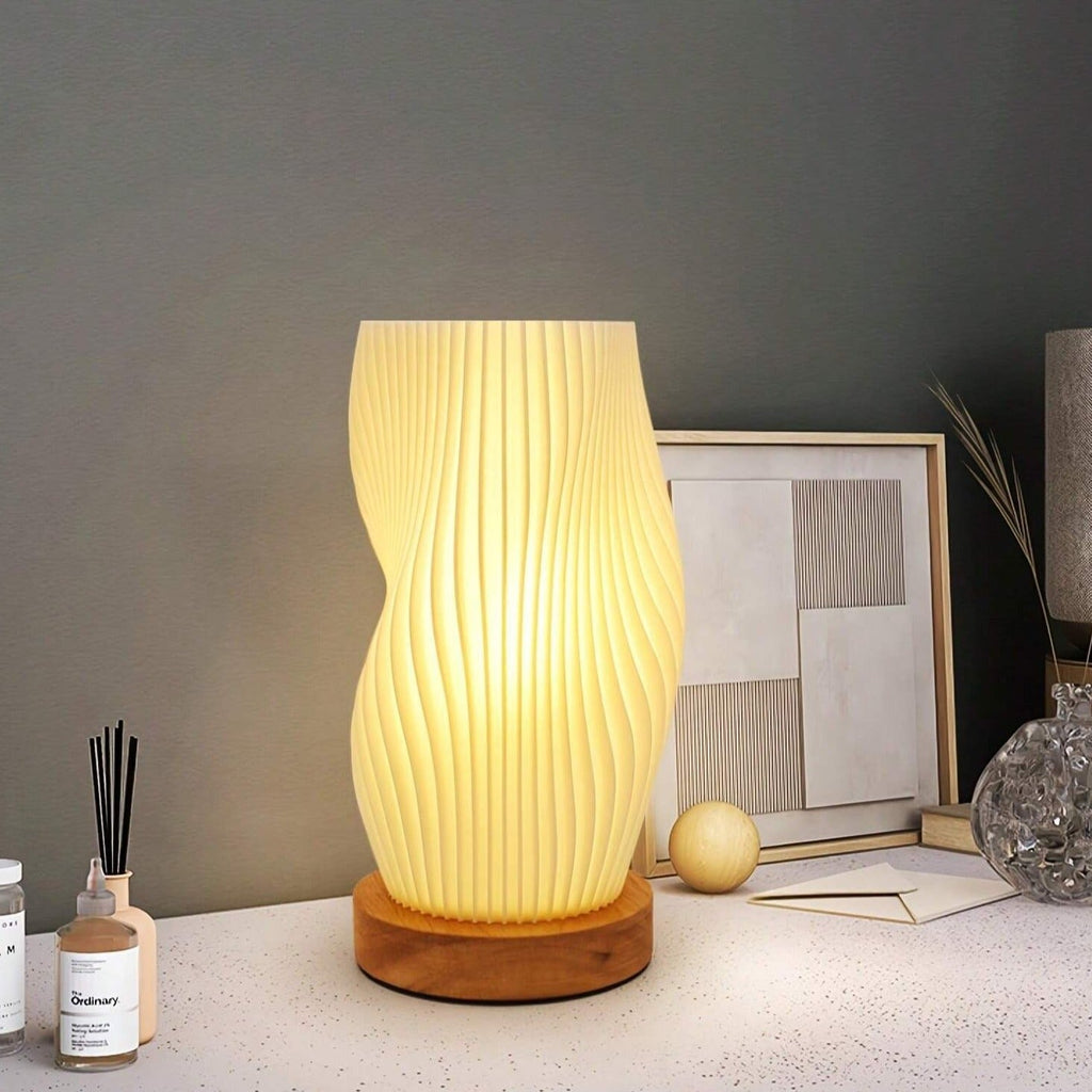 Lampe | Serene Wavecrest Élégante et Apaisante | Valuna