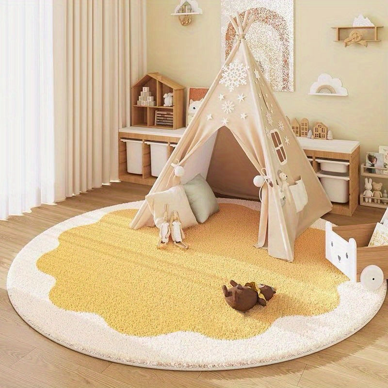 FloraPlush | Tapis Antidérapant À Fleurs Moelleux Pour Décoration Intérieure Et De Bureau | Valuna