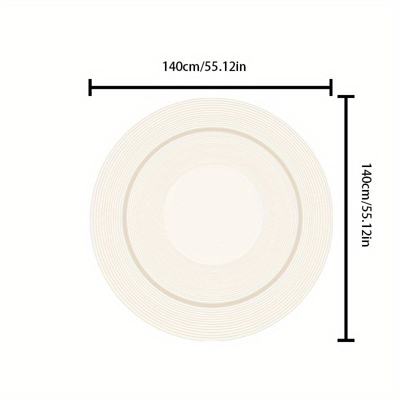 Soft Plush | Tapis Rond En Peluche Doux Pour Une Décoration Intérieure Confortable | Valuna