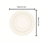 Soft Plush | Tapis Rond En Peluche Doux Pour Une Décoration Intérieure Confortable | Valuna