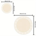 Soft Plush | Tapis Rond En Peluche Doux Pour Une Décoration Intérieure Confortable | Valuna