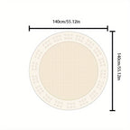 Soft Plush | Tapis Rond En Peluche Doux Pour Une Décoration Intérieure Confortable | Valuna