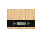 BambooScale | Balance De Cuisine Électronique En Bois De Bambou Avec Écran Lcd – Livraison Offerte | Valuna