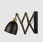 Applique Echelon Métal Noir | Applique Murale Industrielle Minimaliste | Valuna