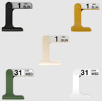 Réglable | Calendrier De Bureau Scandinave Pour la Maison et le Bureau | Valuna