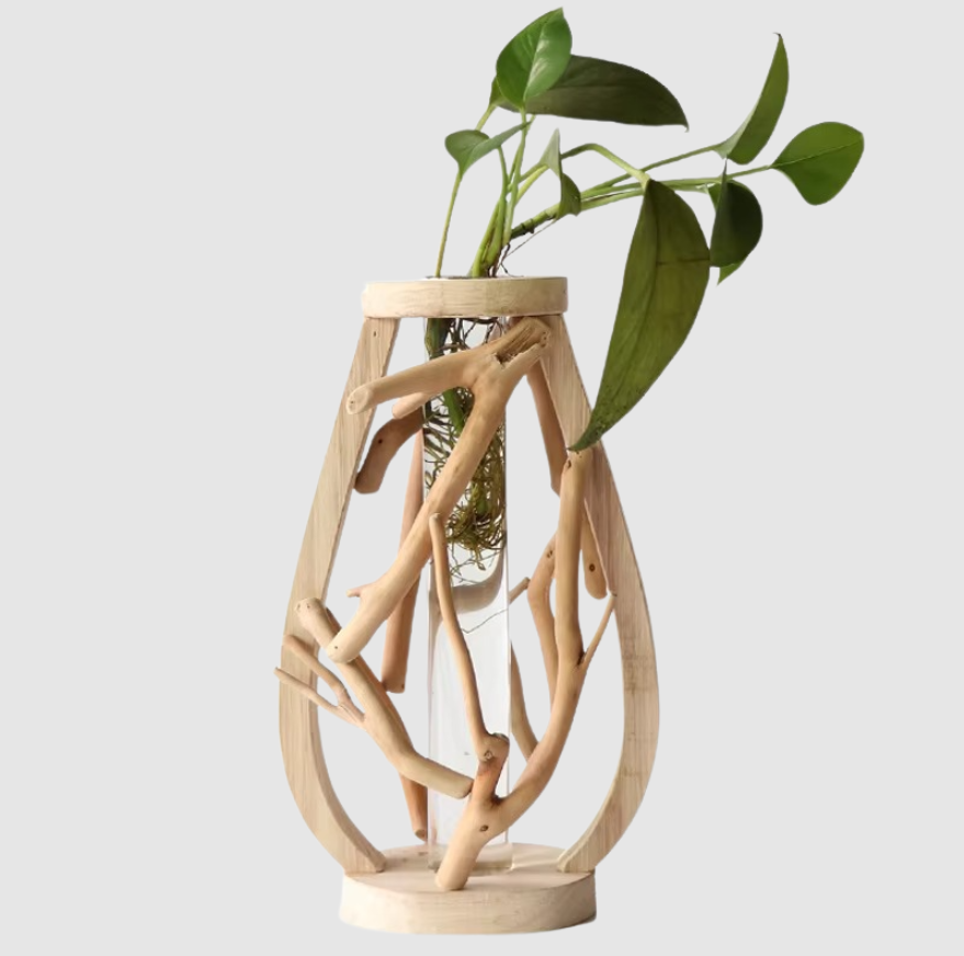 Vase Trævase | Design Artistique Inspiré Par le Bois | Valuna