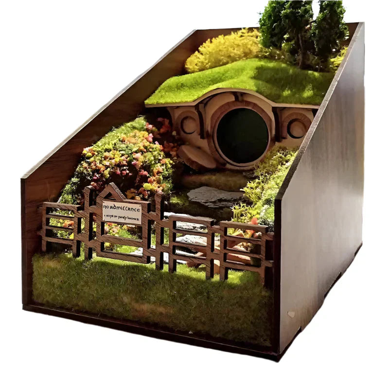 MiniScape Porte-Livres | Porte-Livres Décoratifs Faits Main avec Design de Microlandscape