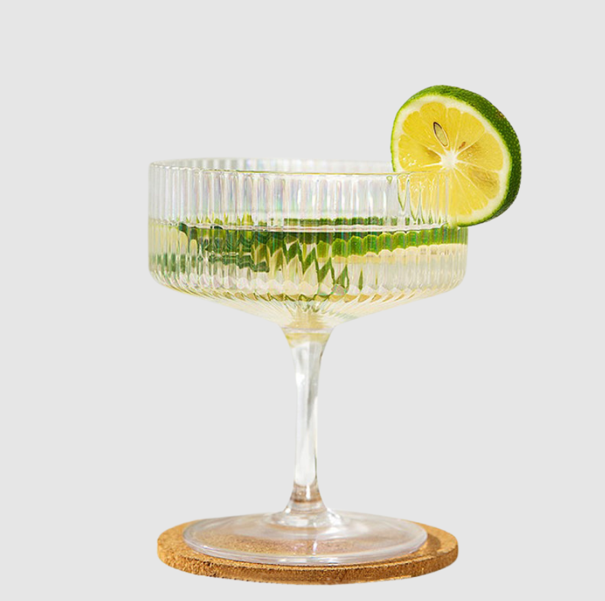 Hatita Coupe | Verre à Cocktail Élégant en Cristal Sans Plomb | Valuna