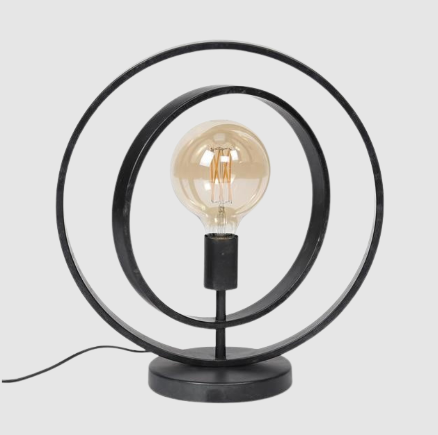 Lampe de Table Industrielle Otan Ronde Métal 1-lampe