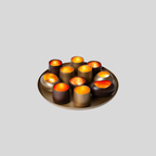 Tablett | mit Teelichtern Marlot | Valuna