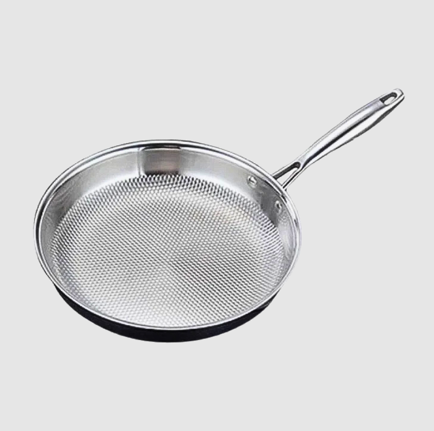 Poêle Premium en Acier Inoxydable | Performance Anti‑adhésive Avancée | Valuna