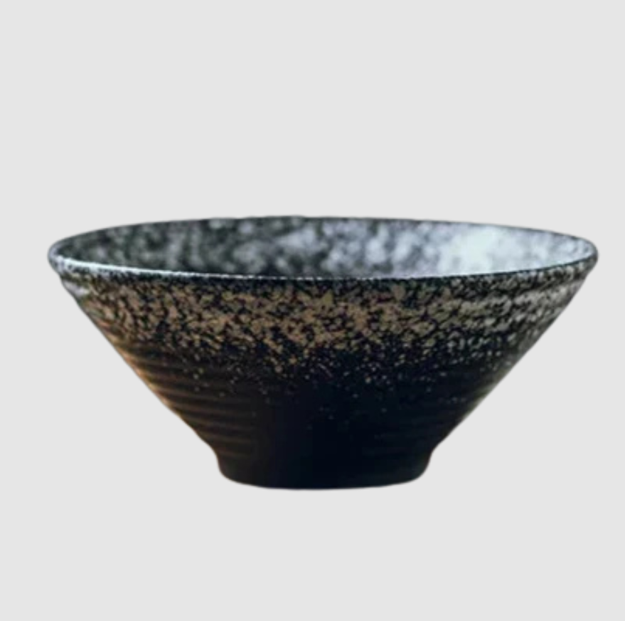 Rakubowl | Bol d’Art en Céramique Raku Fait à la Main avec Émaux Craquelés | Valuna