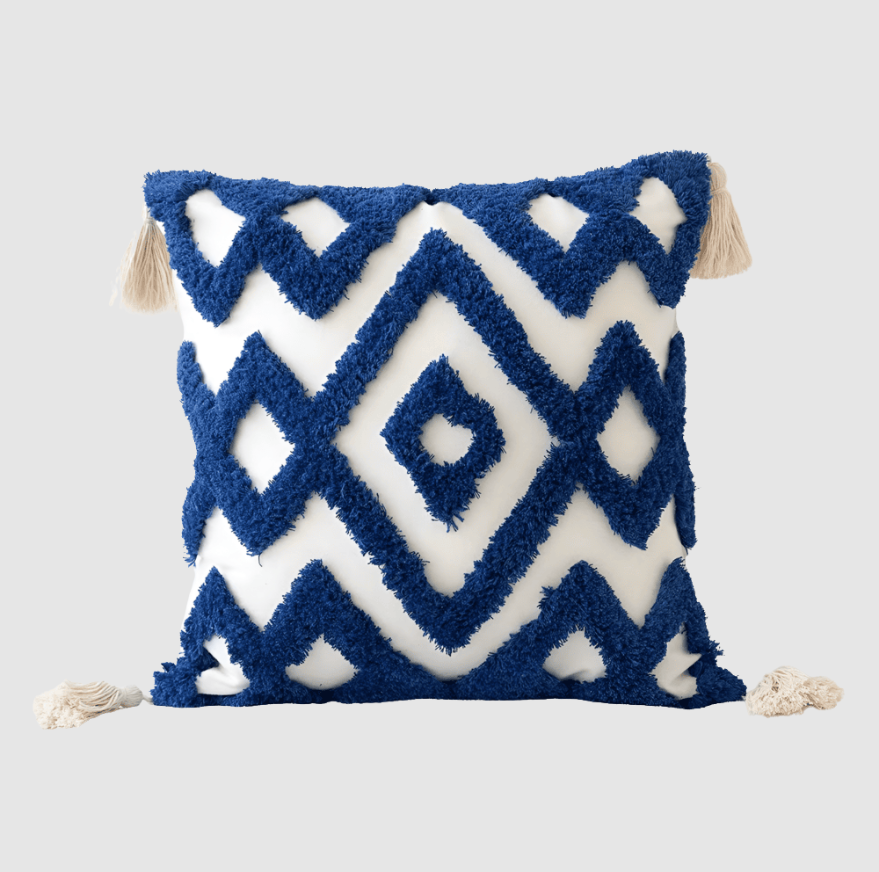 Beaux Motifs de Vagues | Housse de Coussin Design | Accessoires de Maison Tendance | Valuna