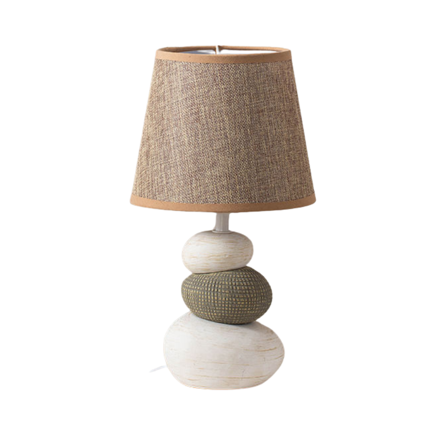 ZenStone | Lampe de Table Apaisante en Pierre – Minimalisme & Sérénité | Valuna