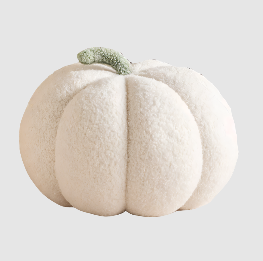 Coussin Citrouille | Coussin en Peluche Texturé Citrouille | Valuna