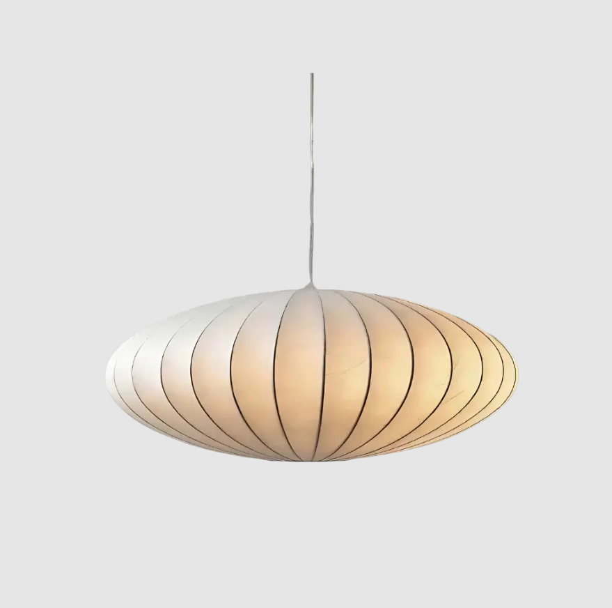 Lampe Pendante en Soie Tsukiyo | Style Japandi | Valuna