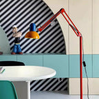 Kompakte – Lampe Sur Pied En Fer Avec Abat-Jour Demi-Sphère Élégant | Valuna