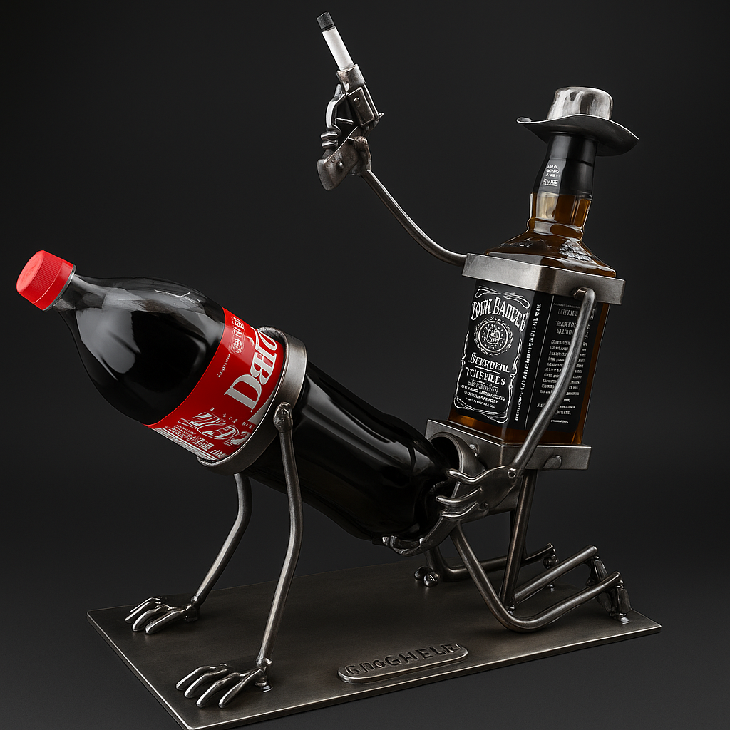 Porte-Bouteille Décoratif En Forme De Crâne Pour Vin Et Boissons - Valuna