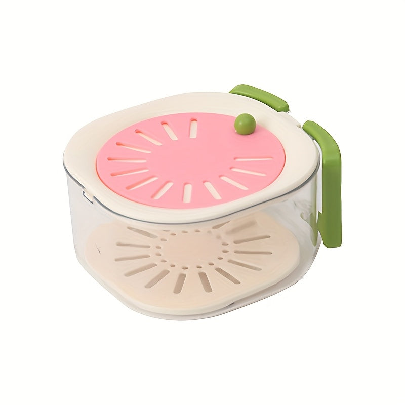 Égouttoir 2-en-1 Rotatif à Deux Niveaux pour Évier & Fruits | Égouttage Intelligente avec Poignée | Valuna