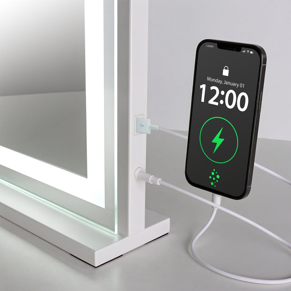 Blush | Miroir de Maquillage 70 cm | Valuna