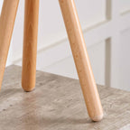Hemsby | Lampe de Table Tripode en Bois Naturel – Design Scandinave & Ambiance Chaleureuse | Valuna