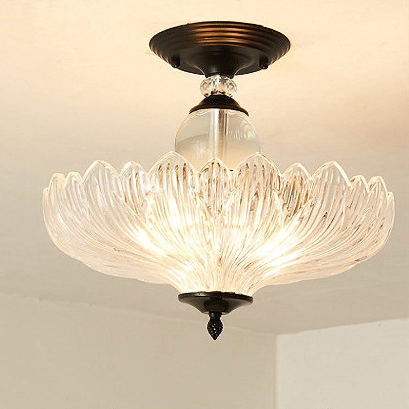 Cristal Coquille | Luminaire Semi-Encastré Traditionnel Pour Salle À Manger | Valuna