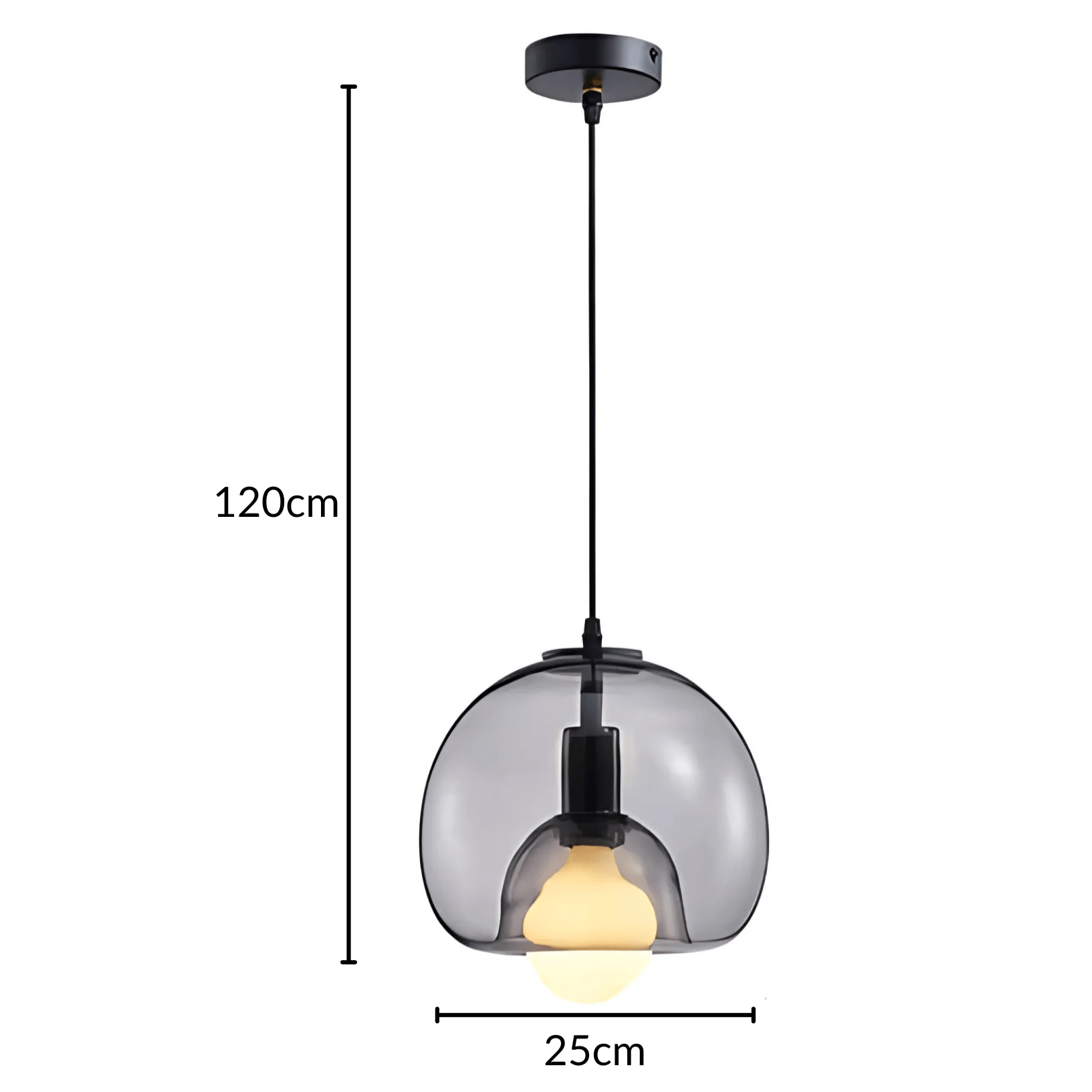 Glassa | Suspension En Verre Fait Main, Design Élégant Et Dimmable | Valuna