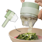 Hachoir Électrique 4-en-1 Sans Fil | Pour Légumes, Herbes, Viande & Sauce | Valuna