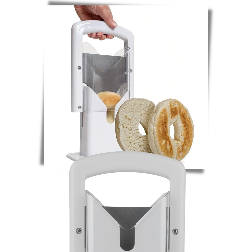 Barbar | Trancheur Portable pour Pain & Bagels, Coupe‑Main Universel | Valuna