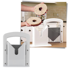 Barbar | Trancheur Portable pour Pain & Bagels, Coupe‑Main Universel | Valuna