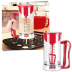 Distributeur de Pâte Électrique sans Fil Mix ’n Pour | Mixeur Portable 1,2 L pour Crêpes, Gaufres & Cupcakes | Valuna